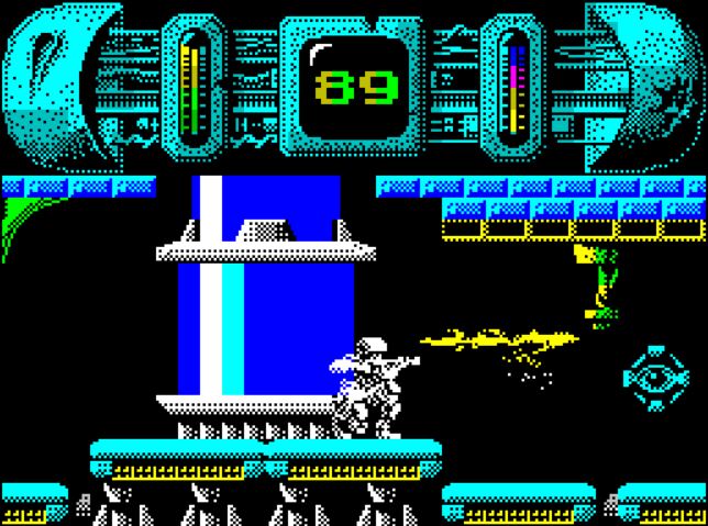 Trantor The Last Stormtrooper - ZX Spectrum game screenshot (1987) by Go!